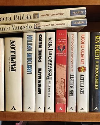 5 libri a scelta tra gialli thriller narrativa