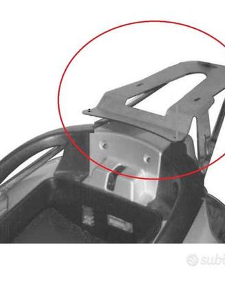 Portapacchi posteriore Kappa piaggio X9