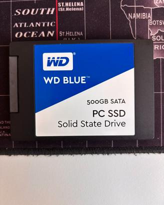 HARD DISK SSD WD BLUE 500GB 2,5" SSD SATA