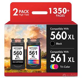 560 XL Cartucce per Canon Pixma