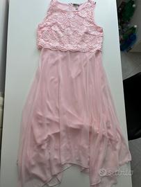 Vestito elegante per cerimonia donna nuovo con ca