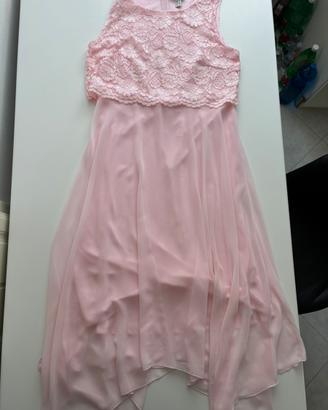 Vestito elegante per cerimonia donna nuovo con ca