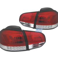 FANALI VOLKSWAGEN VW GOLF 6 08-12 BAR LED ROSSO CR