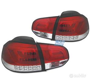 FANALI VOLKSWAGEN VW GOLF 6 08-12 BAR LED ROSSO CR