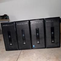 Blocco 4 PC HP ProDesk 400 G1 – i5-4590 – 8GB RAM