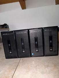Blocco 4 PC HP ProDesk 400 G1 – i5-4590 – 8GB RAM