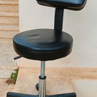 sgabello sedia per estetista 