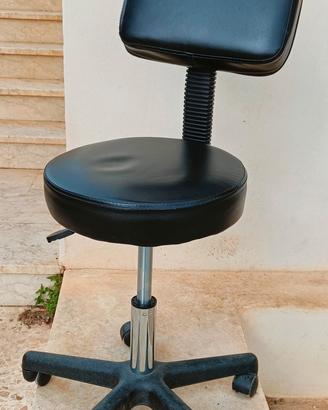 sgabello sedia per estetista 
