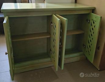 CREDENZA PINO MASSELLO 4 ANTE