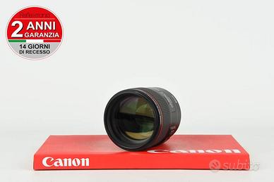 Canon 85mm F1.4 L IS USM USATO GARANTITO PER DUE A