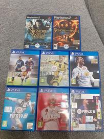 Il Signore degli anelli Ps2 e FIFA Ps4 originali
