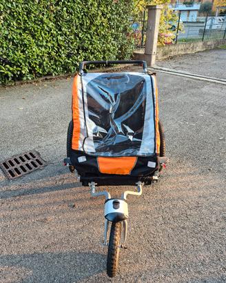rimorchio per bicicletta bambini