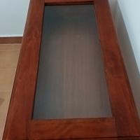 tavolino noce per salotto ( apribile a libro) 