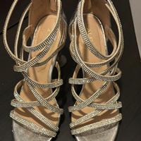 Sandali gioiello argentato ALDO n. 36