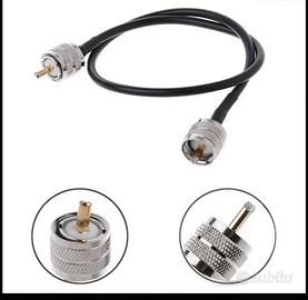 Cavo ricetrasmettitore uhf vhf PL259 radio 50 ohm
