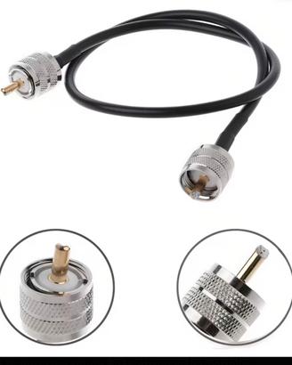 Cavo ricetrasmettitore uhf vhf PL259 radio 50 ohm