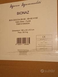 Box doccia Mammoliti vetro fumé nuovo