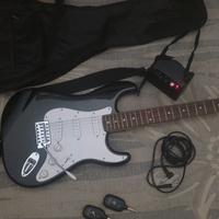Chitarra elettrica con accessori