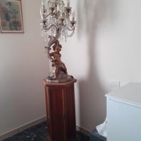 lampada con mobilino anni '50-'60