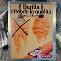 Insegne luminosa Barilla, spaghetti
