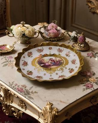 straordinario centro tavola, Piatto da centro