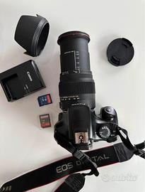 Canon EOS 1100D Obiettivo Sigma DC 18-200mm