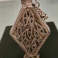 Contenitore per il Kohl in lega d'argento. 