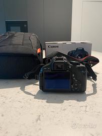 Reflex Canon EOS 600D + 2 obiettivi + zainetto