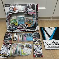 40 carte Pokémon + 3 carte promo + poster