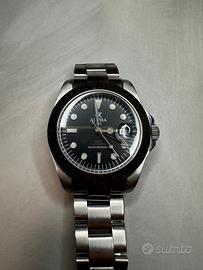 orologio alpha acciaio inox