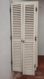 Coppia di porte a vento stile Saloon con cerniere
