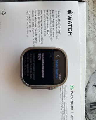 Apple Watch Ultra 2 (accessoriato e Apple CARE+)