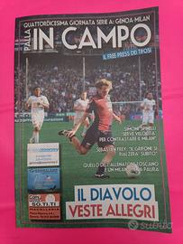 Fanzine Palla in campo Match Program Genoa- Milan