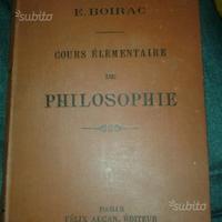 Cours elementaire de philosophie. E.Boirac