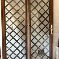 Porte e finestre scorrevoli legno per veranda