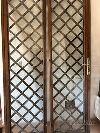 Porte e finestre scorrevoli legno per veranda