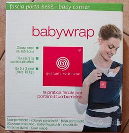 Fascia portabebè babywrap 40 settimane