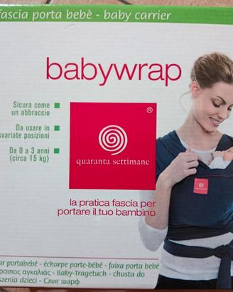 Fascia portabebè babywrap 40 settimane
