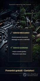 ⚙️Montaggio-🍁Giardinaggio-📦Traslochi