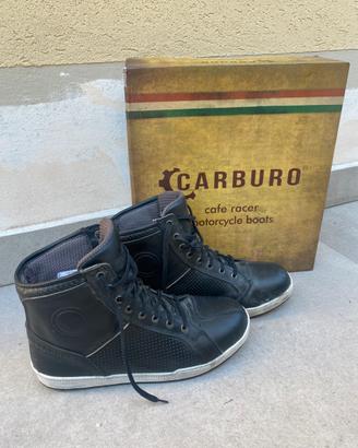 Scarpa scarponcini sneakers da moto Cafe racer