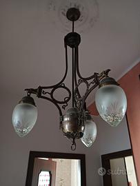 lampadario anni 20/30