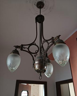 lampadario anni 20/30
