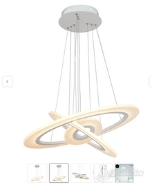 Lampadario LED moderno Sykia INSPIRE Ø60 cm – Grig