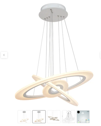 Lampadario LED moderno Sykia INSPIRE Ø60 cm – Grig