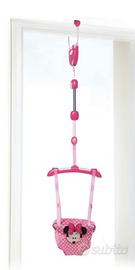 Altalena da porta per bambini  minnie rosa