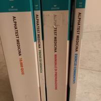 4 manuali di preparazione test intonsi