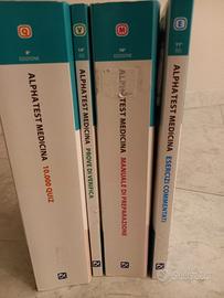 4 manuali di preparazione test intonsi