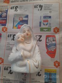 mini statuetta a Busto Madonna col bambino 