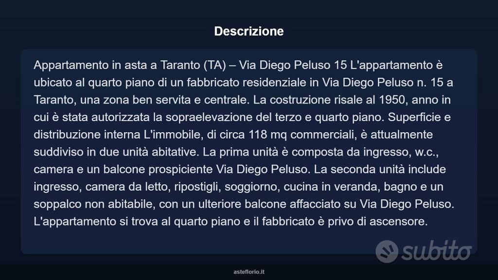 Appartamento – Taranto - Vista 3