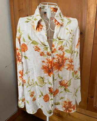 Camicia donna in lino 100%